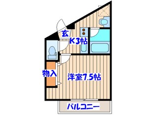 ハッピネス泉中央の物件間取画像